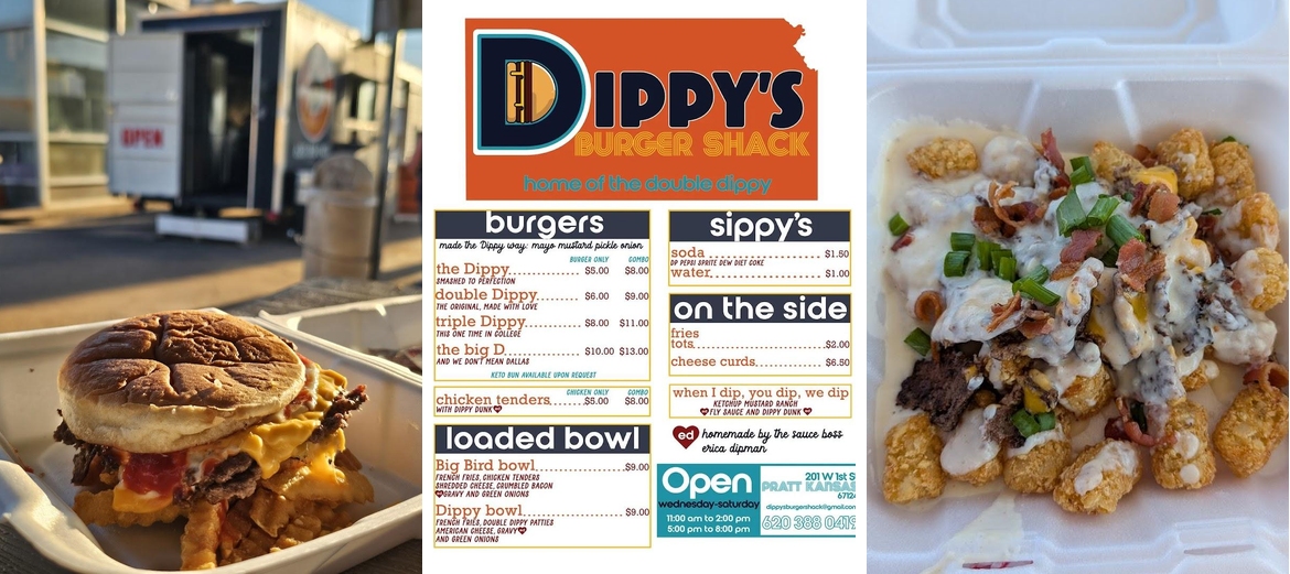 Dippys burger shack Menu