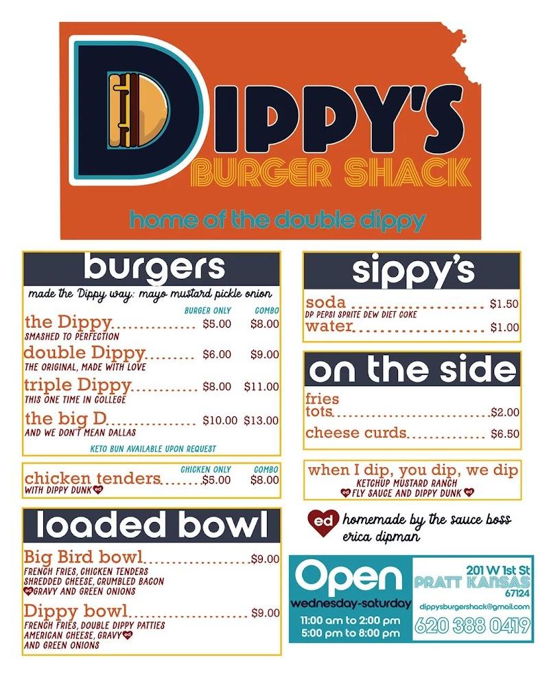Dippys burger shack Menu image 1